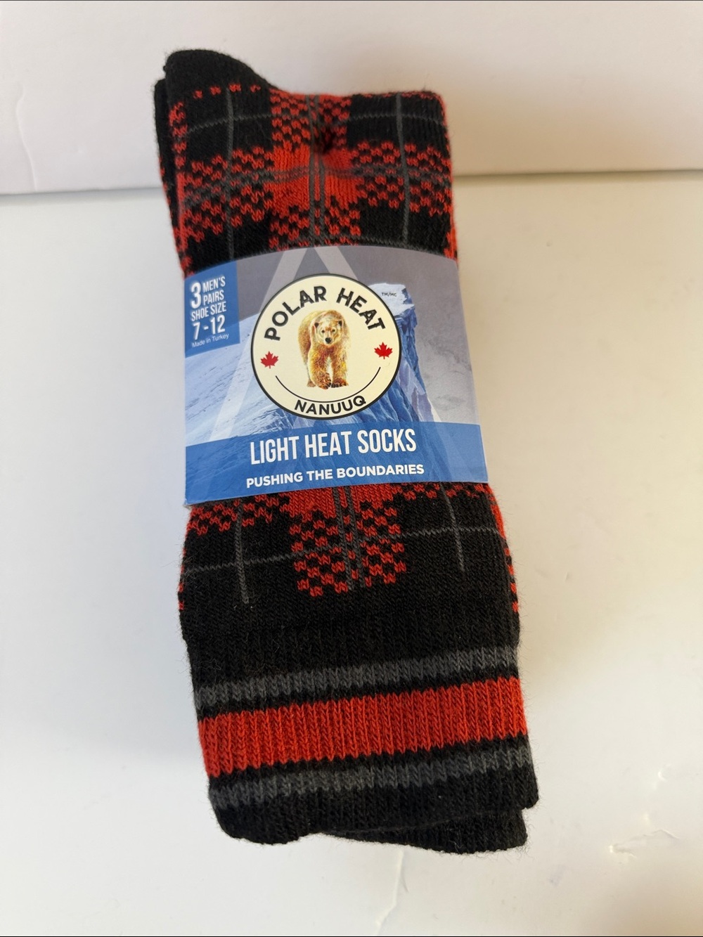 New Men’s Polar Heat 3 Pairs Light Heat Socks
